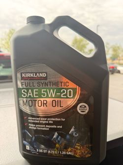 Kirkland Signature Full Synthetic 5W-20 Motor Oil – 5 Quart Jugs