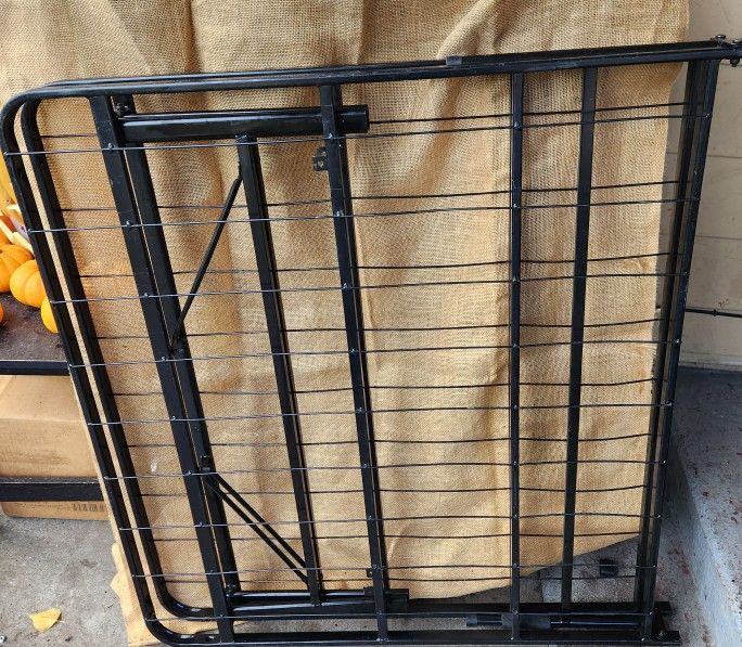 Twin Size Fold Up Metal Bed Frame