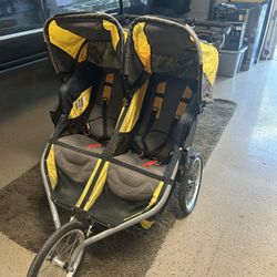 Bob Ironman dualie Double jogging Stroller 