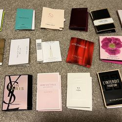 Women’s Perfume Lot Of 18 Sample Vials New Designer 