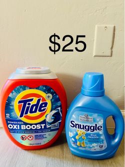 Tide and snuggle $25