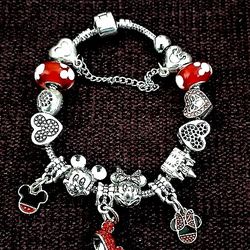 Mickey Mouse Hot Charms Bracelet On Sale Now 