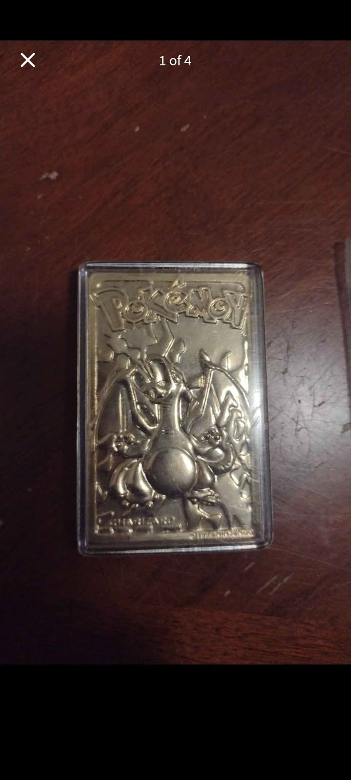 Burger King Pokemon 24k Gold Plated