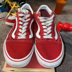 Old School Red Vans