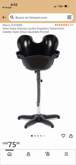 FLYHERO Portable Salon Shampoo Bowl on Stand