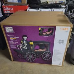 Huge Halloween Decoration Hearst And Skeleton $550 Pickup In Riverbank 