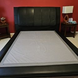 Queen Bed Frame + Box - Free