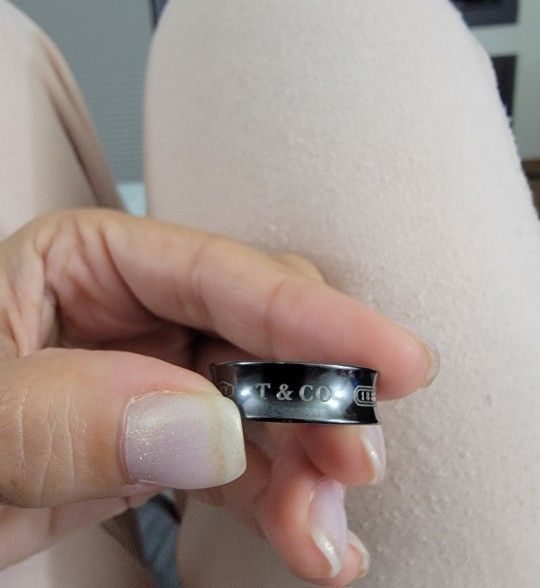 Tiffany & Co Titanium 1837 Ring