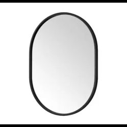 Home Decorators Collection Emmeline 24 in. W x 32 in. H Oval Framed Wall Mount Bathroom Vanity Mirror