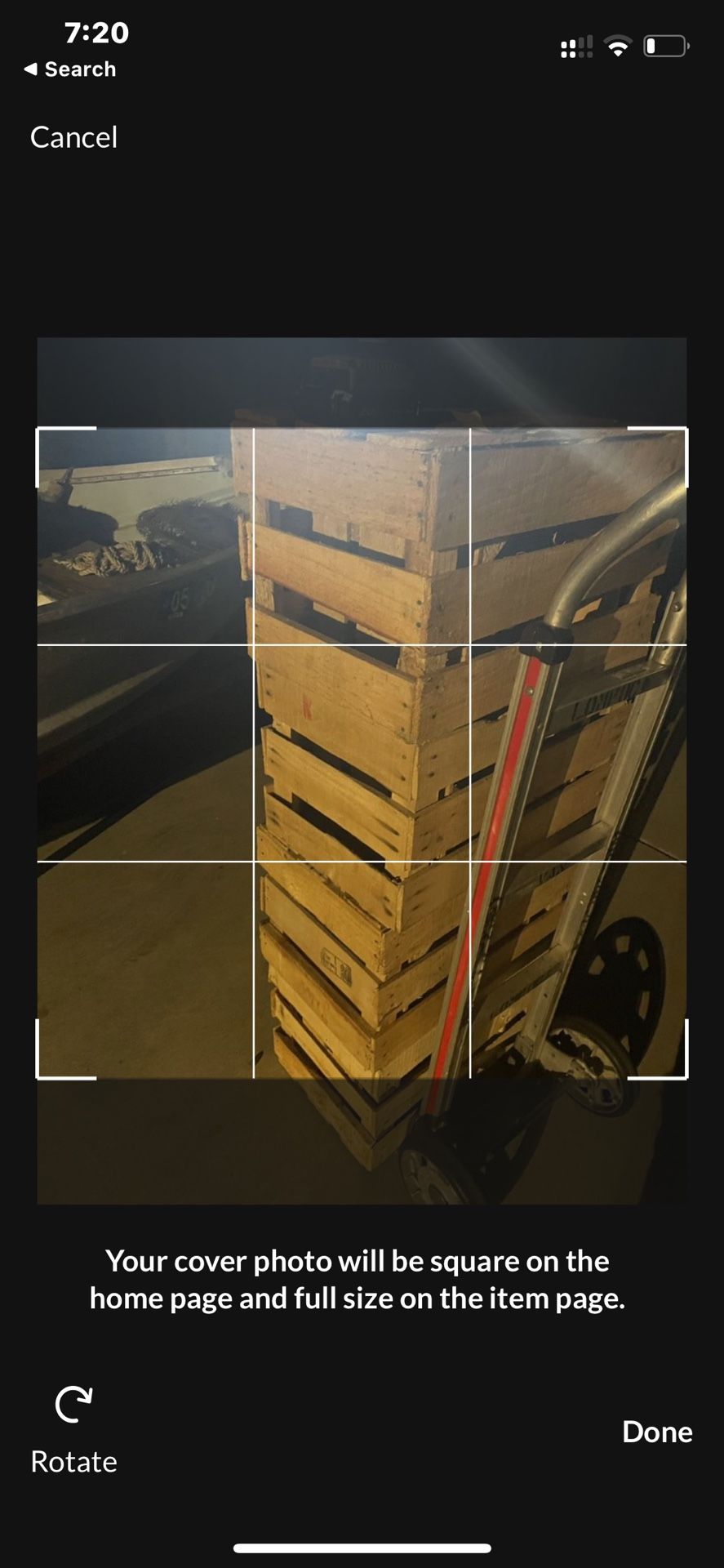 wooden Stackable Crates