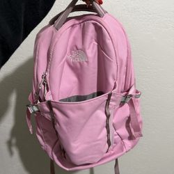 North face Pink Backpack 