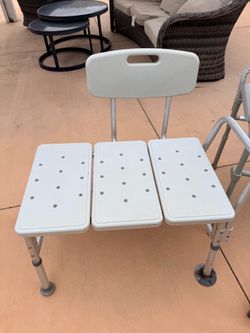Elderly transfer bench