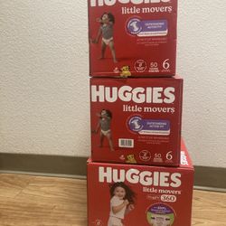 Huggies Diapers (Size 6)