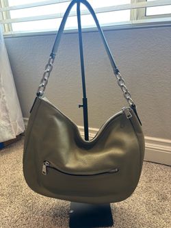 Coach Olive Green Leather Hobo Shoulder Bag