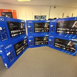 New In Box 55 Vizio Smart 4k HDTV Free Delivery $55 Down On Financing 55 Vizio Tv Smart Hdtv