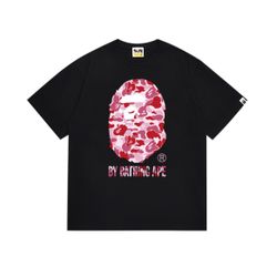 Bape shirt black and pink