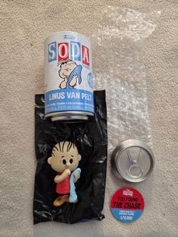 Funko Soda - Linus Van Pelt [CHASE] (1 of 2,500) from the Peanuts franchise