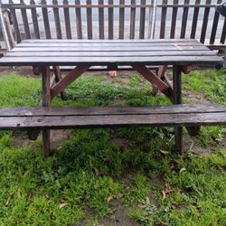Wooden Bench