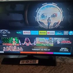 Samsung 35" TV With Remote