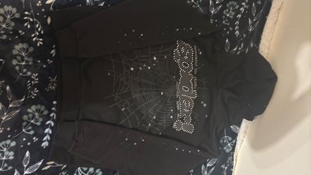 Black sp*der hoodie size medium