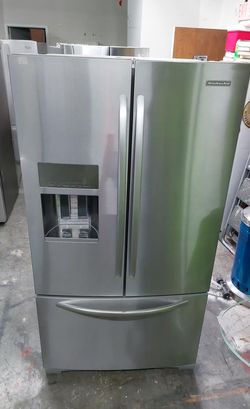 Stainless KitchenAid French Door Fridge with IceMaker