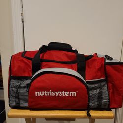 Large Nutrisystem/GNC Gym Bag