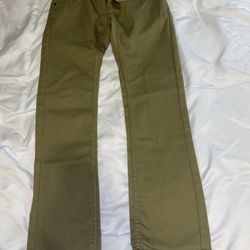 Levi’s Boys 511 slim Jeans. Size, 12 call Olive Green.