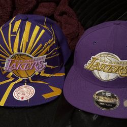 Two Los Angeles Lakers 