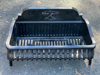 Cast iron log holder