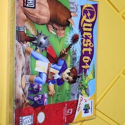 Quest 64 N64 Game Complete Poster Manual Etc. 