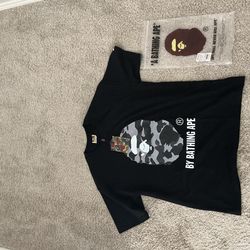 camo bape shirt mens XL