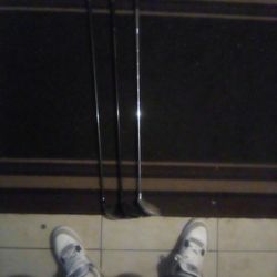 Three Golf Clubs Good Condition