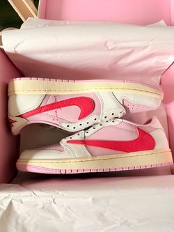 Jordan 1 low Travis Scott tropical pink