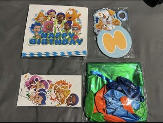  Bubble Guppies Birthday Party Decorations (New)