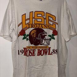 1988 Vintage USC Rose bowl Shirt
