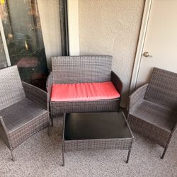Patio Furniture Outdoor Wicker Set