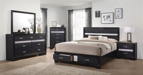 🌺 FREE DELIVERY 🌺Brand New 5PC Queen Size Bedroom Set ( Queen Bedframe, NS, Dresser, Mirror, Chest)