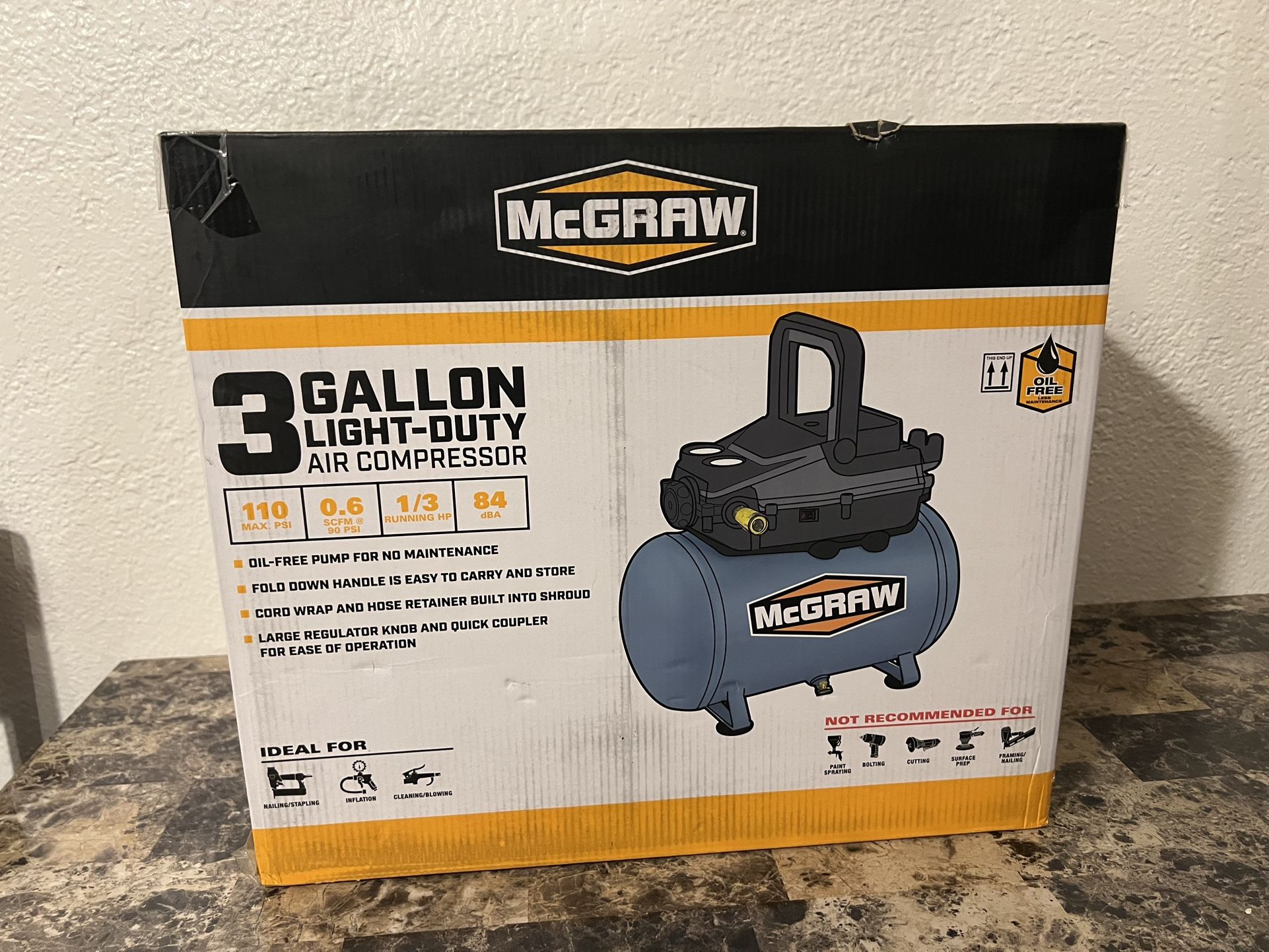 Air Compressor 3 Gallon