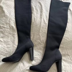 Charles David Women’s Over The Knee Stretch Black Fashion Boot Size 9M