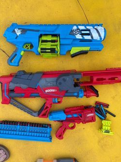BOOMco Blaster Collection – 3 Tested & Working + Darts & Accessories – $80 OBO