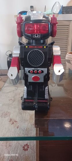 New Bright 1984 stop and go plastic robot. $60obo