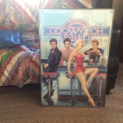 23/35 Framed Diner Poster 