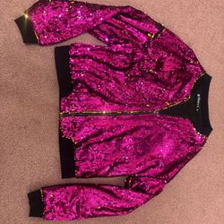 Medium sequin beaded evening jacket coat