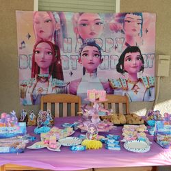K-Pop Demon Hunter Birthday Party Decorations 