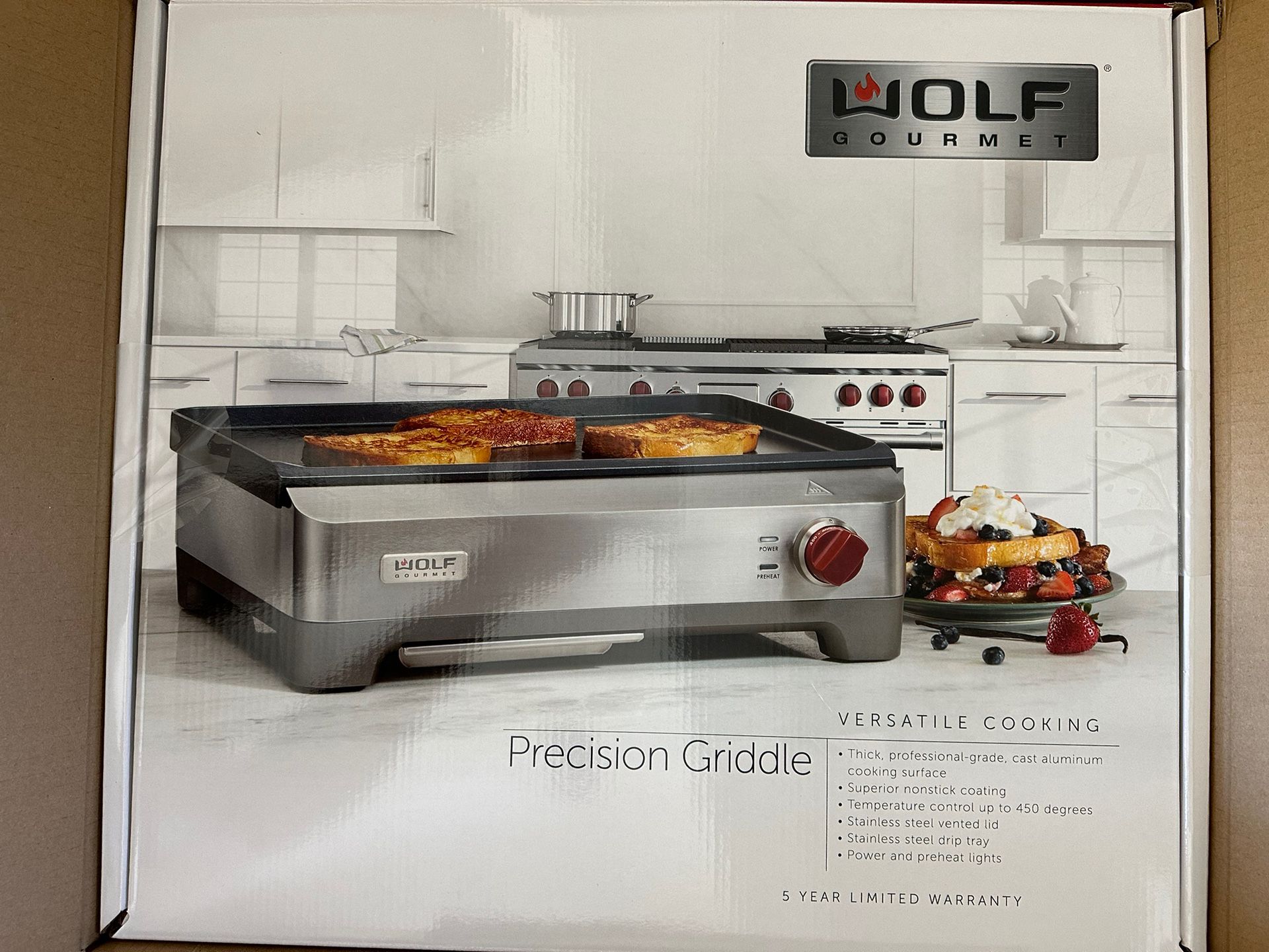 Wolf Countertop Griddle New In Box