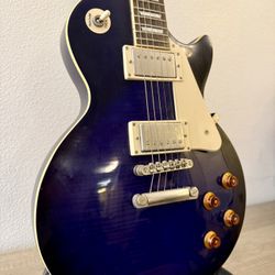 Epiphone Les Paul Standard Electric Guitar – Blue Burst (Grover Tuners)