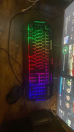 Gaming keyboard and mouse
