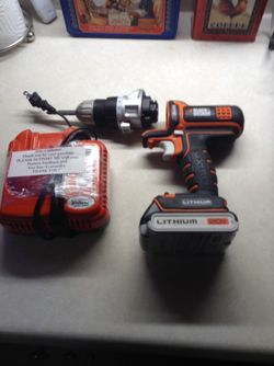 20 volt lithium and new fast charger