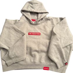 Brand New Mens Heather Gray TMC 🏁 The Marathon Clothing Hoodie 4XL 4X XXXXL XXXX