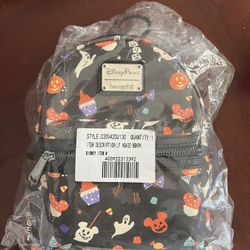 NEW Disney Parks Icons Loungefly 2020 Halloween Treats Mini Backpack Mickey Snacks